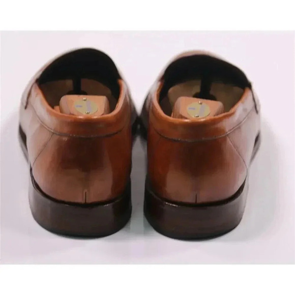Charles Tyrwhitt Made in England Whiskey Brown Leather Penny Loafers US 10 main image 5
